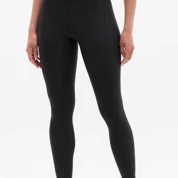 Athleta Pants - Athleta Black High-Rise Leggings with Subtle Ankle Detailing 7/8